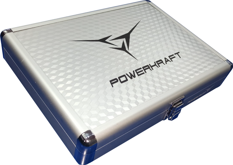 Powerkraft Table Tennis Aluminium Racket Case – Silver